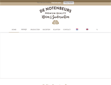 Tablet Screenshot of notenbeurs.nl